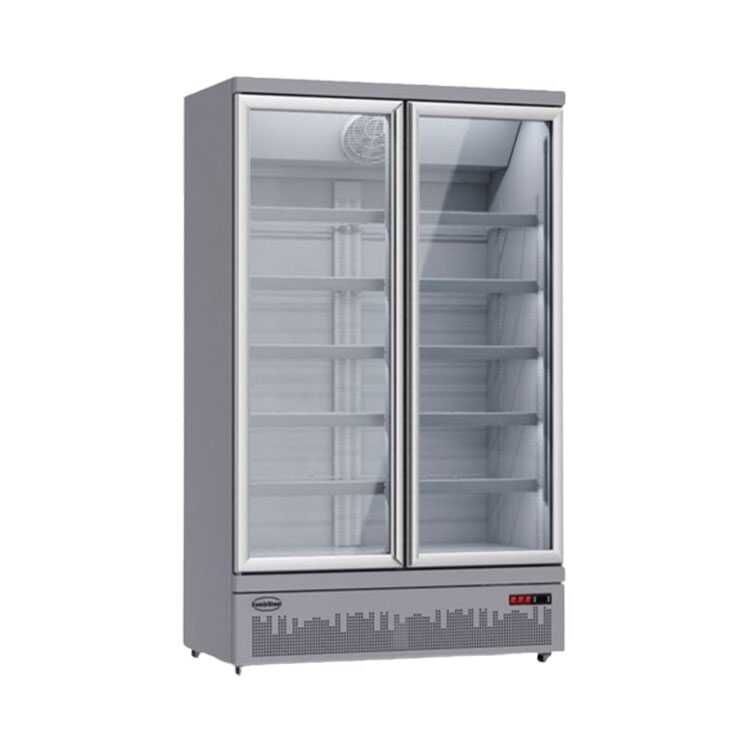 CombiSteel 7455.2215 Double Glass Door Freezer - 1000 Ltr