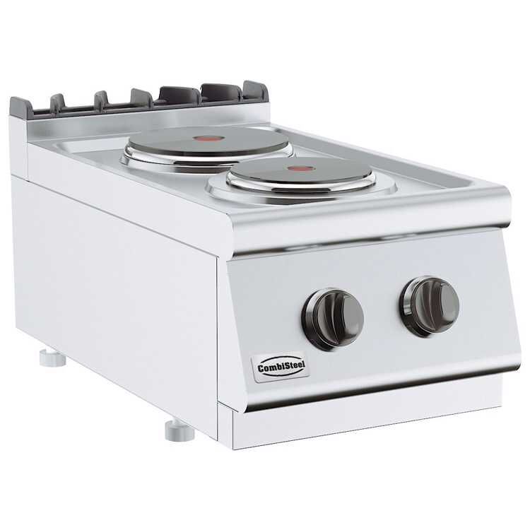 Combisteel Base 700 Electric Range With 2 Boiling Rings - (300H x 400W x 700D)