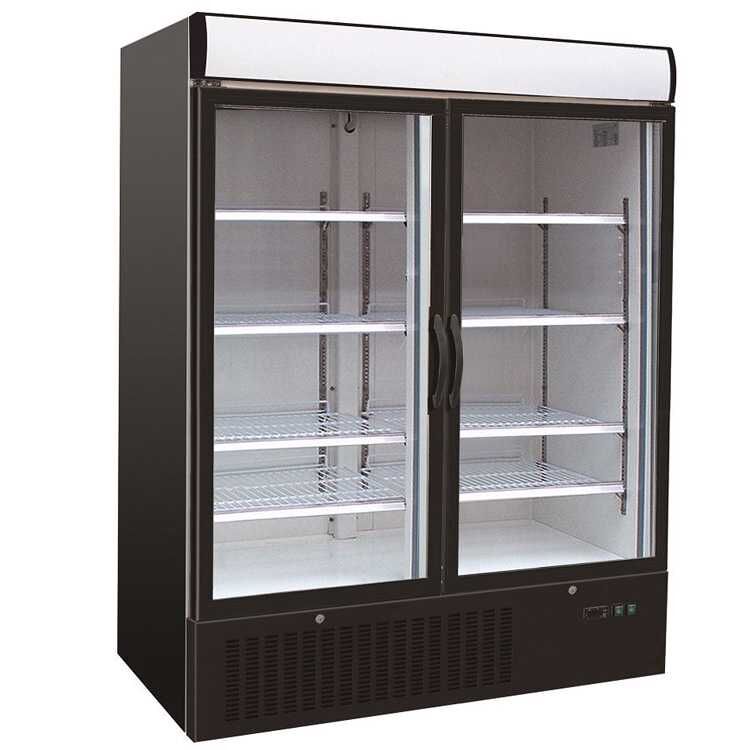 Combisteel Double Glass Door Freezer (1990H x 1370W x 700D) - 1079 Ltr
