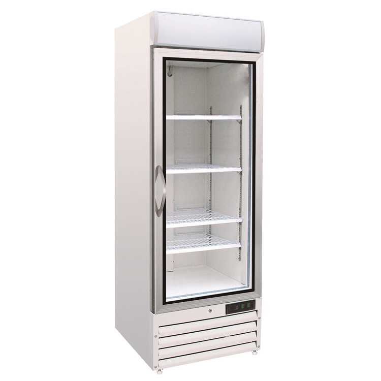 Combisteel Single Glass Door Freezer (1990H x 680W x 720D) - 412 Ltr