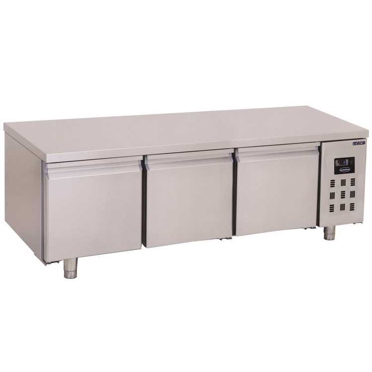 Combisteel Refrigerated Prep Counter with 3 Doors (600H x 1600W x 700D) - 280 Ltr
