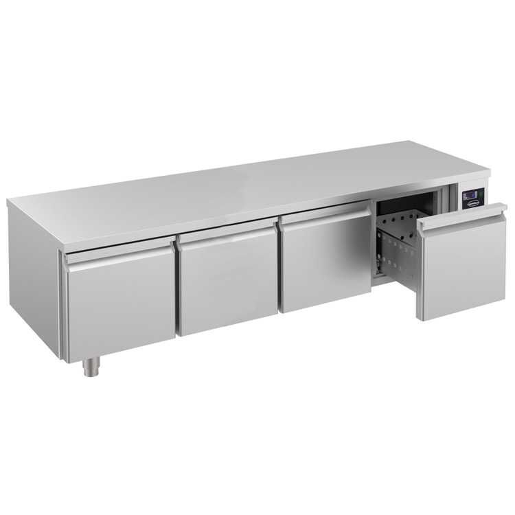 Combisteel Refrigerated Counter with 4 Drawers (600H x 2130W x 700D) - 360 Ltr