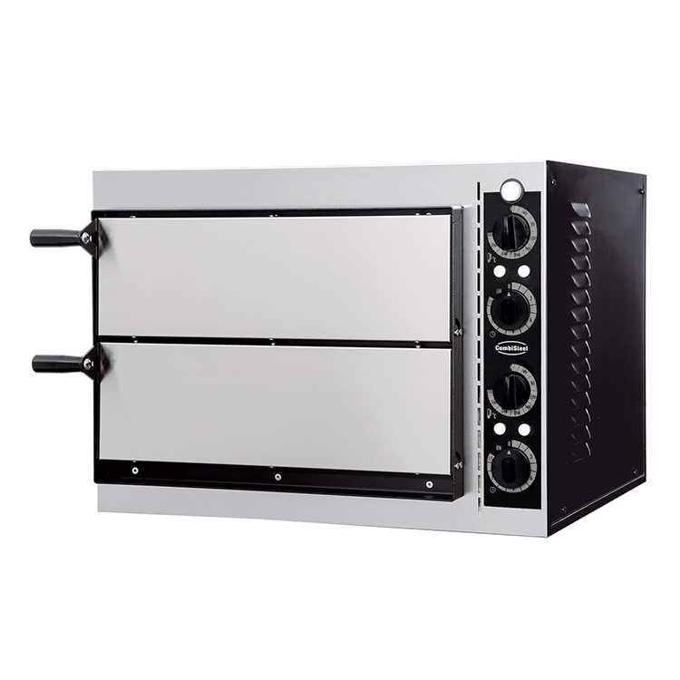 Combisteel Double Deck Pizza Oven (430H x 568W x 500D) - 2 x 1
