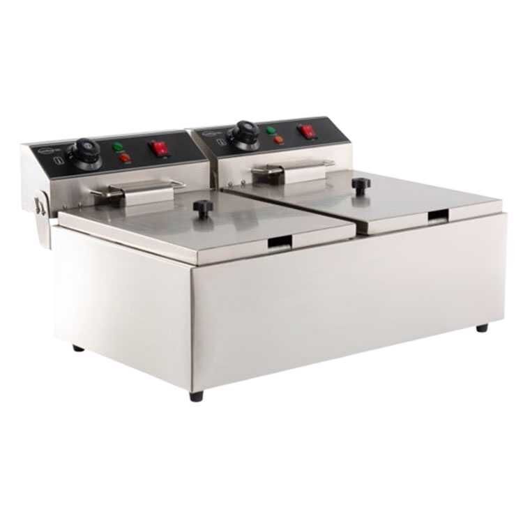 Combisteel Electric Counter Fryer (290H x 590W x 440D) - 2x6 Ltr