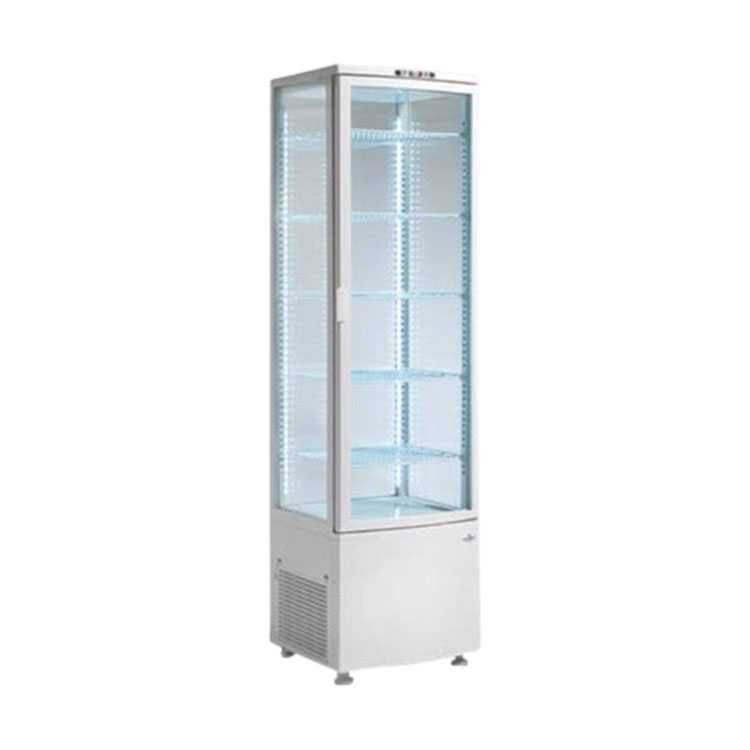 ScanCool RTC286 Single Glass Door Fridge