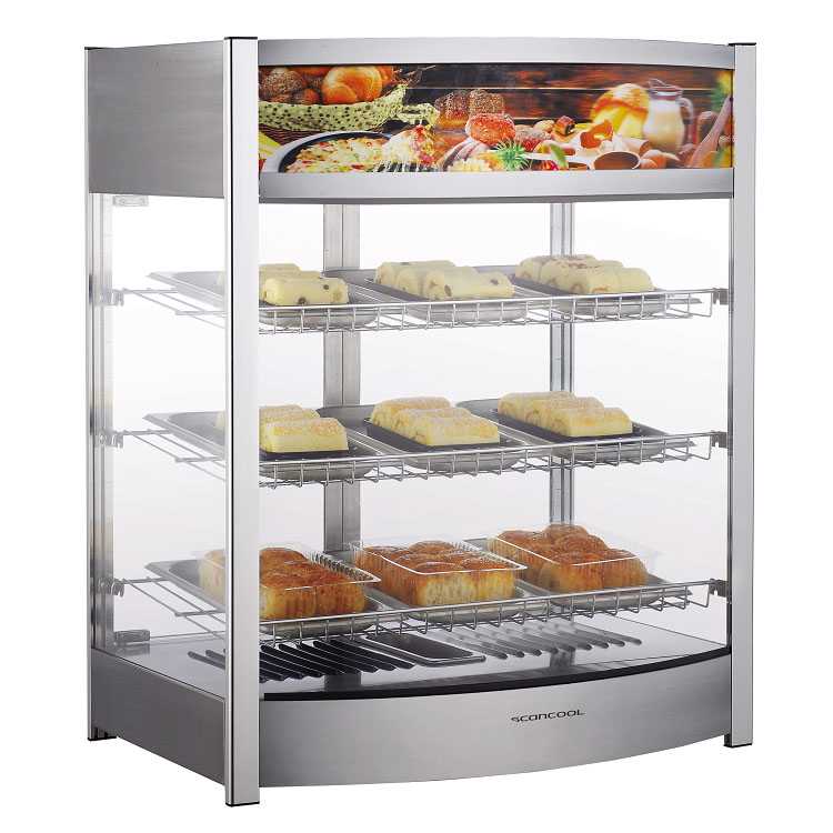 Scancool SVS145 Display Heating Cabinet (785H x 645W x 487D) - 137 Ltr
