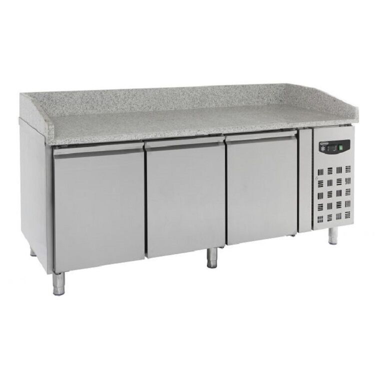 Combisteel Triple Door Pizza Prep Counter (1000H x 2025W x 800D) - 580 Ltr