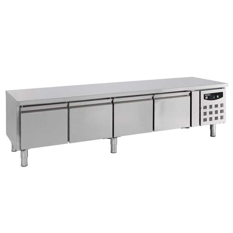 Combisteel 4 Doors Food Prep Undercounter Fridge - (650H x 2230W x 700D)