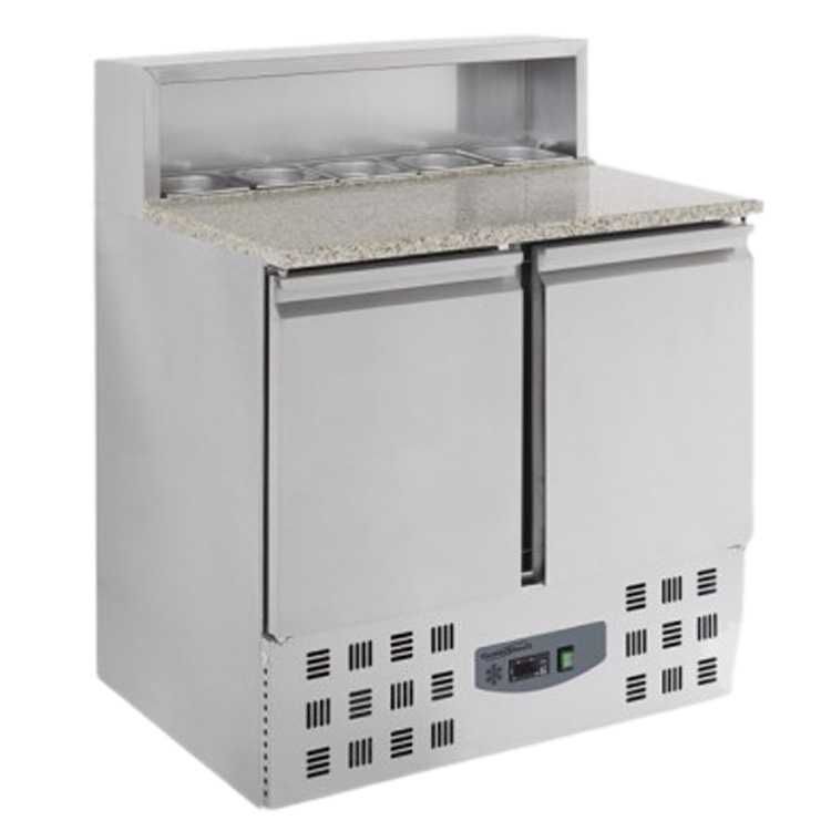 Combisteel Double Door Pizza Prep Counter (1090H x 903W x 700D) - 230 Ltr