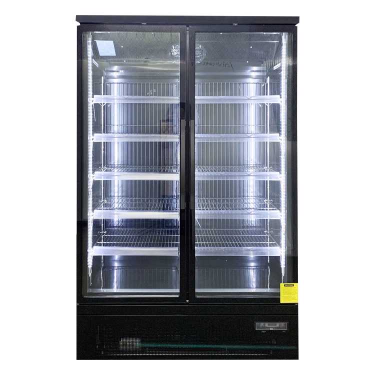 Koolmax KMF1300 Double Glass Door Freezer (1250H X 740W X 2000D)