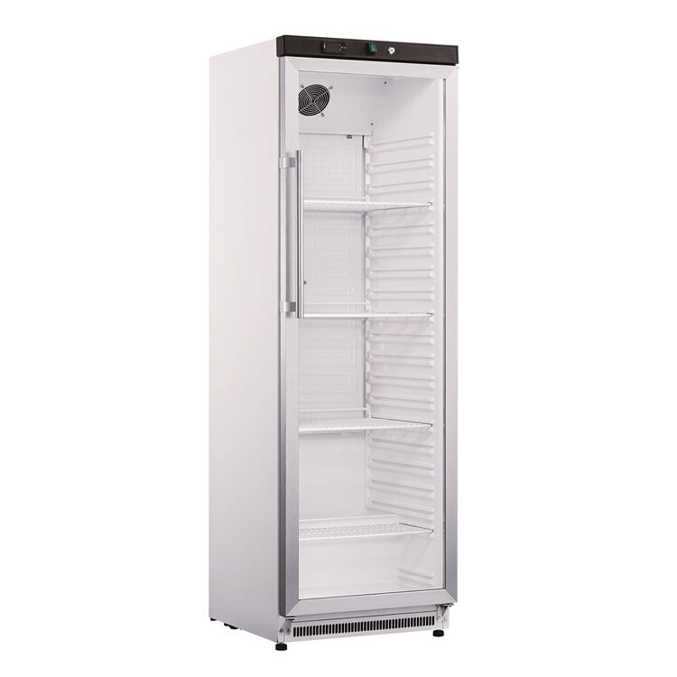 Koolmax KMC400G - Upright White Single Glass Door Chiller
