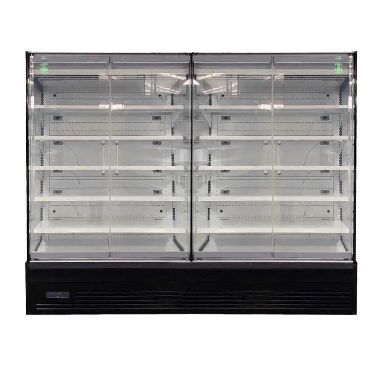 Koolmax Oasis 2500 Front Glass Door Multideck – Black