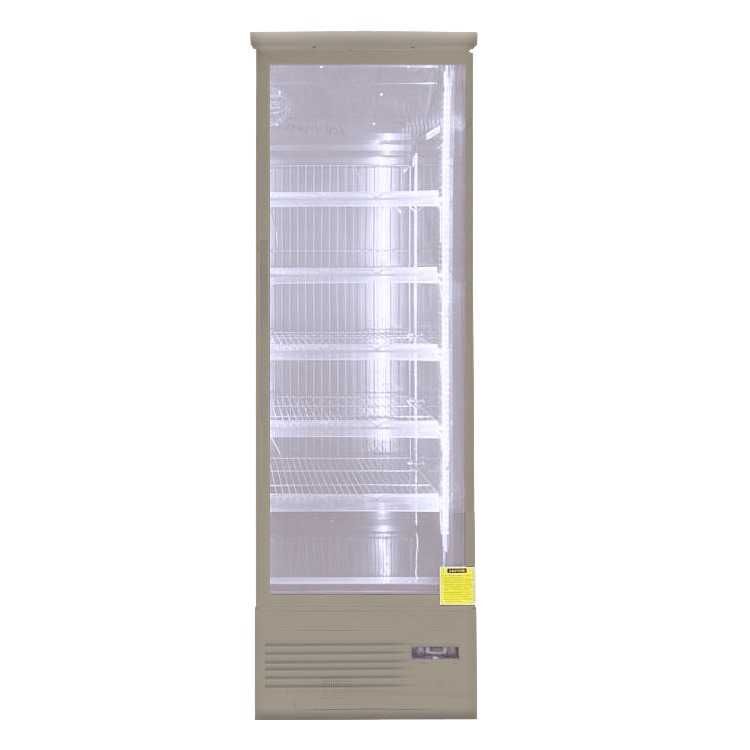 Koolmax KMC700 – Single Glass Door Chiller (2000H X 680W X 740D) Grey