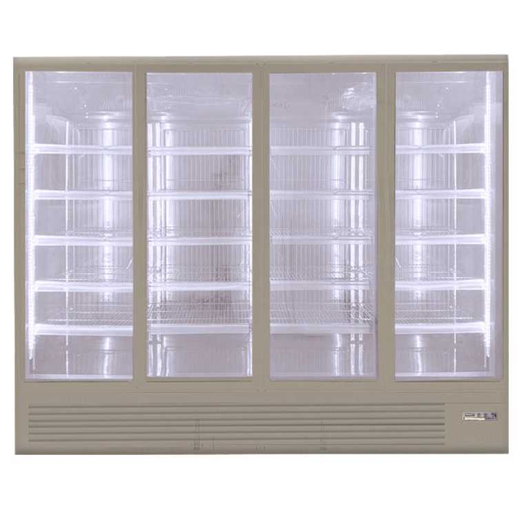 Koolmax KMF3000 – Four Glass Door Display Freezer (2500W X 740D X 2000H) GREY