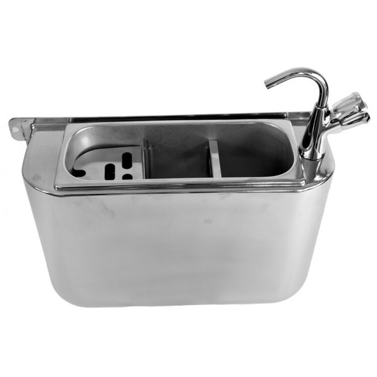 Combisteel Sink for Ice Cream Scoop with Water Tap (150H X 380W X 120D) Combisteel Sink for Ice Cream Scoop with Water Tap (150H X 380W X 120D)