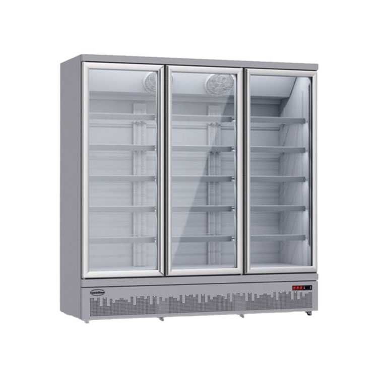 CombiSteel 7455.2205 Triple Glass Door Refrigerator - 1530 Ltr