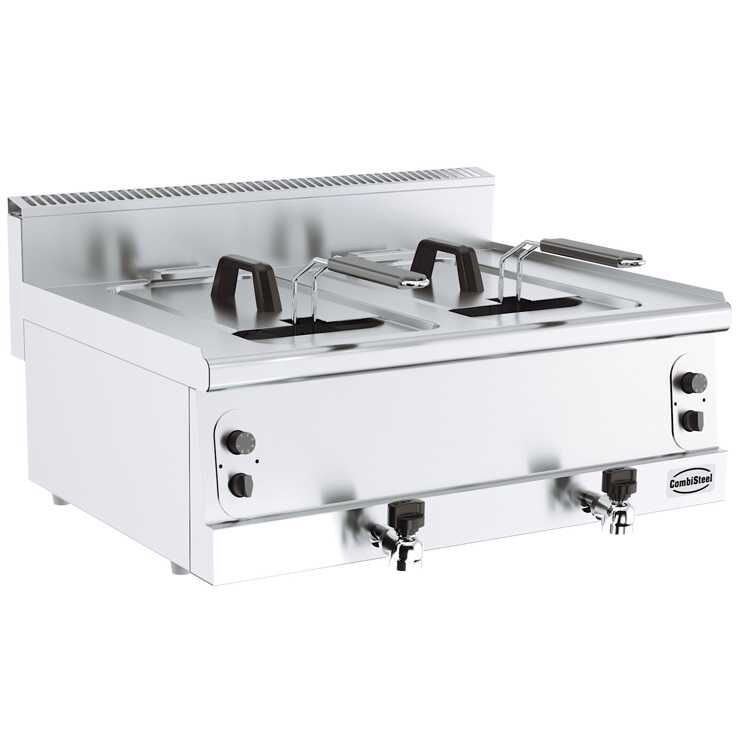 Combisteel Base 600 Gas Counter Top Fryer (300H x 800W x 600D) - 20 Ltr Combisteel Base 600 Gas Counter Top Fryer (300H x 800W x 600D) - 20 Ltr