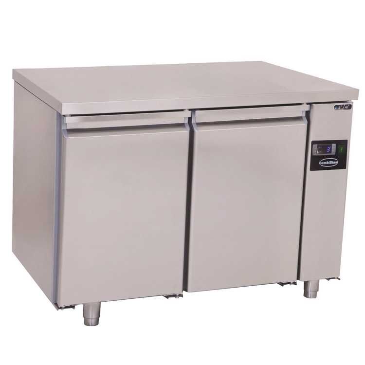 Combisteel Two Door Refrigerated Prep Counter Excl. Motor (850H x 1125W x 700D) - 281 Ltr Combisteel Two Door Refrigerated Prep Counter Excl. Motor (850H x 1125W x 700D) - 281 Ltr
