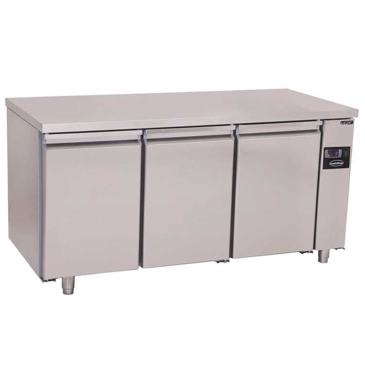 Combisteel Three Doors Refrigerated Prep Counter Excl. Motor (850H x 1600W x 700D) - 474 Ltr Combisteel Three Doors Refrigerated Prep Counter Excl. Motor (850H x 1600W x 700D) - 474 Ltr
