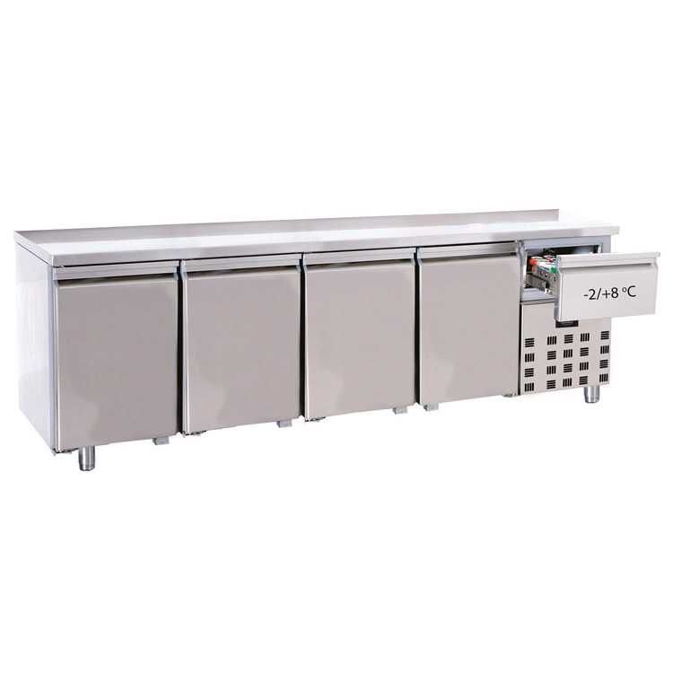 Combisteel 4 Door Refrigerated Food Prep Counter (850H x 2330W x 700D) - 632 Ltr Combisteel 4 Door Refrigerated Food Prep Counter (850H x 2330W x 700D) - 632 Ltr