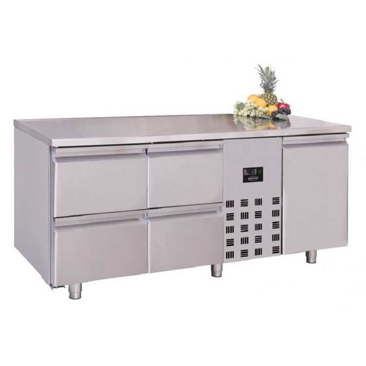 Combisteel Monoblock 1 Door And 4 Drawers Refrigerated Food Prep Counter (850H x 1785W x 700D) - 474 Ltr Combisteel Monoblock 1 Door And 4 Drawers Refrigerated Food Prep Counter (850H x 1785W x 700D) - 474 Ltr