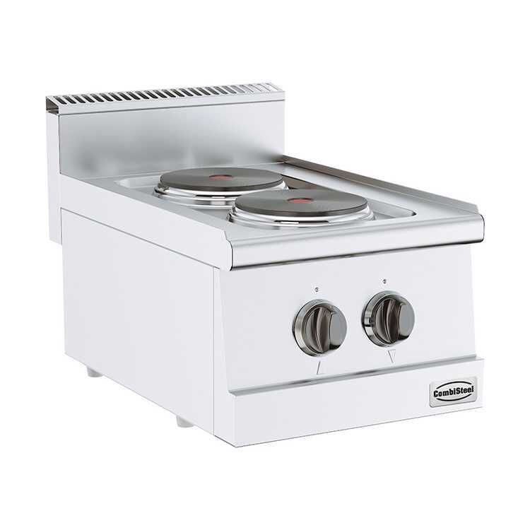 Combisteel Base 600 Electric Range With 2 Boiling Rings - (300H x 400W x 600D) Combisteel 7178.0015