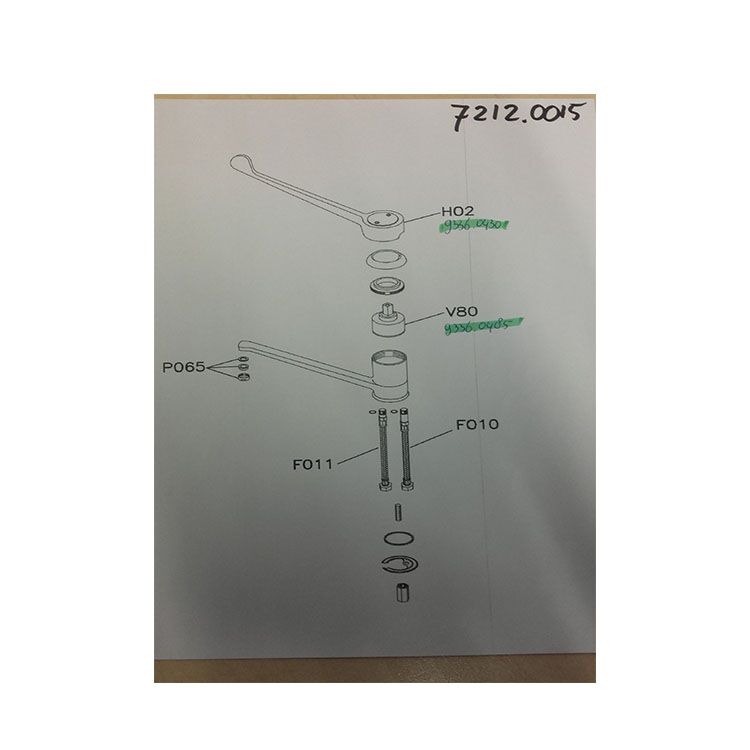 Combisteel FAUCET WITH ELBOW COMMAND Daigram Combisteel FAUCET WITH ELBOW COMMAND