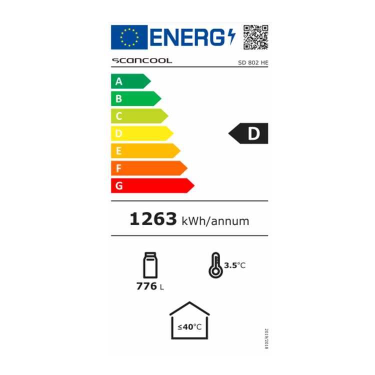 KoolMax SD802HE Double Hinged Glass Door Fridge Labels KoolMax SD802HE Double Hinged Glass Door Fridge Labels