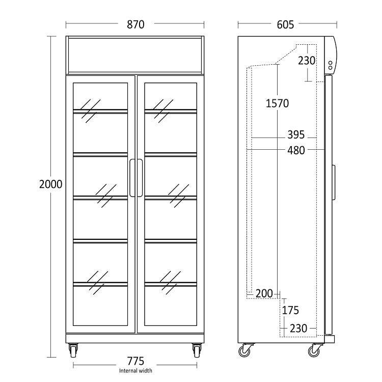 Koolmax SD881BHE Dimensions Koolmax SD881BHE Dimensions