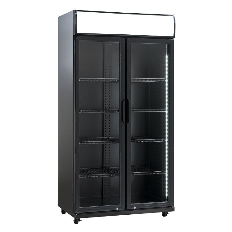 Koolmax SD881BHE Double Glass Door Fridge (2000H x 870W x 605D) - 569 Ltr Koolmax SD881BHE