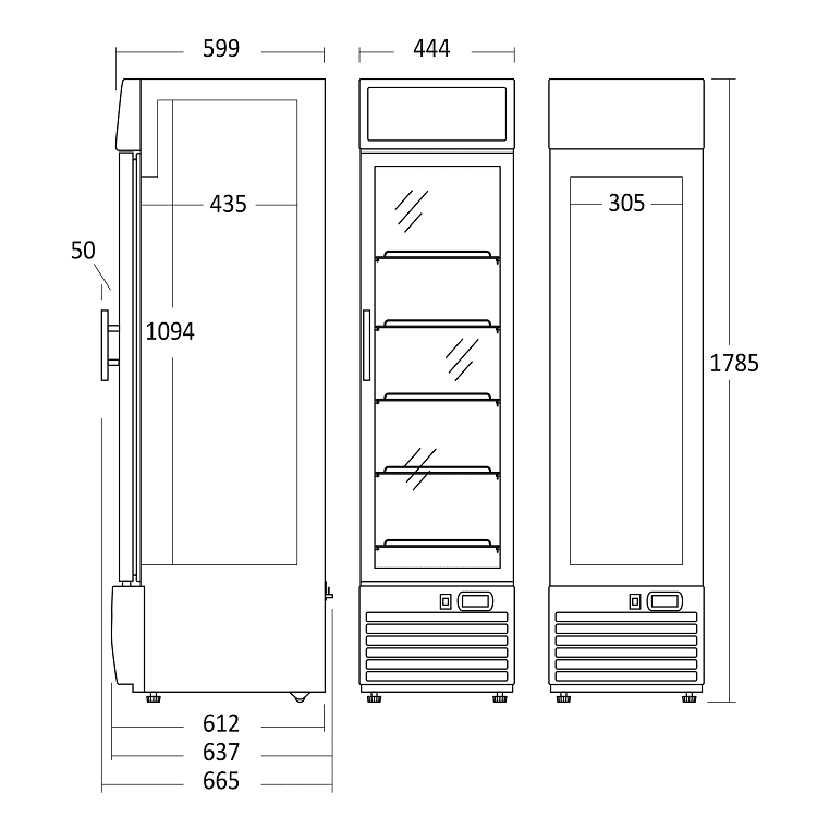 Koolmax SF217BE Dimensions Koolmax SF 217 BE Dimensions