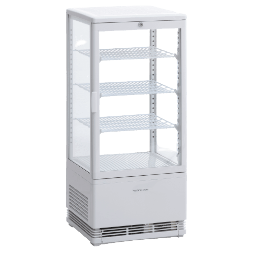 Scancool RT82WE Cake Tower Display White (960H x 428W x 386D) - 78 Ltr