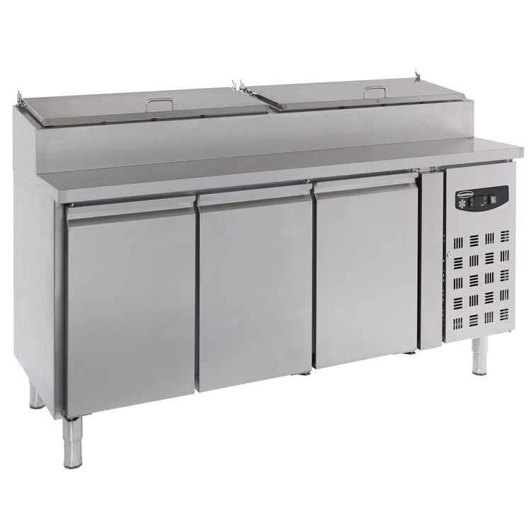 Combisteel 3 Door Under Counter Saladette Container - (1085H x 1795W x 700D)