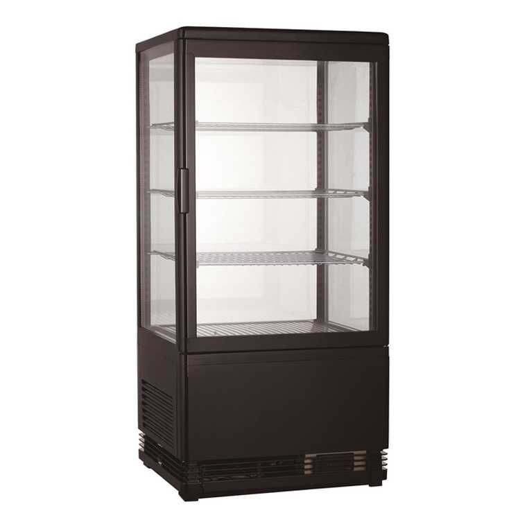 Combisteel Black Cake Tower Display Fridge (885H x 428W x 386D) - 68 Ltr