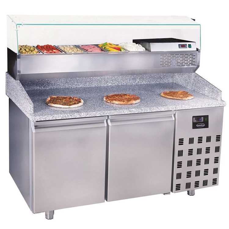 Combisteel Double Door Pizza Prep Counter 380 Ltr 2 Combisteel Double Door Pizza Prep Counter 380 Ltr 2