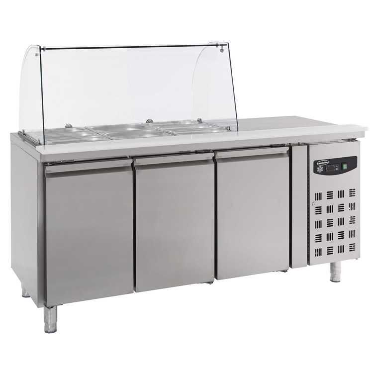 Combisteel Refrigerated Display Counter with 3 Doors - (1365H x 1795W x 700D)