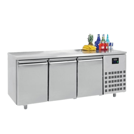 Combisteel Triple Door Refrigerated Counter (850H x 1865W x 700D) - 474 Ltr