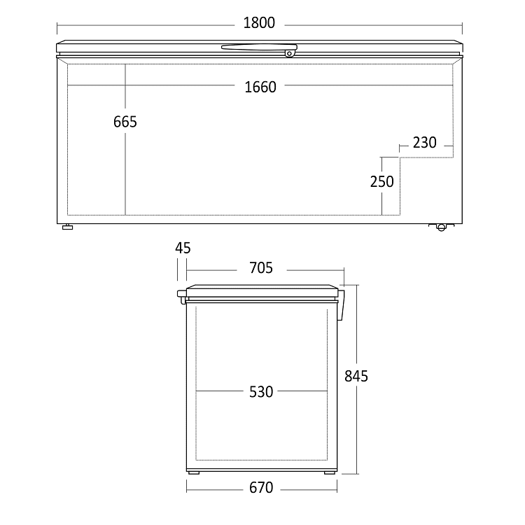 Koolmax SB651W Dimensions Koolmax SB651W Dimensions