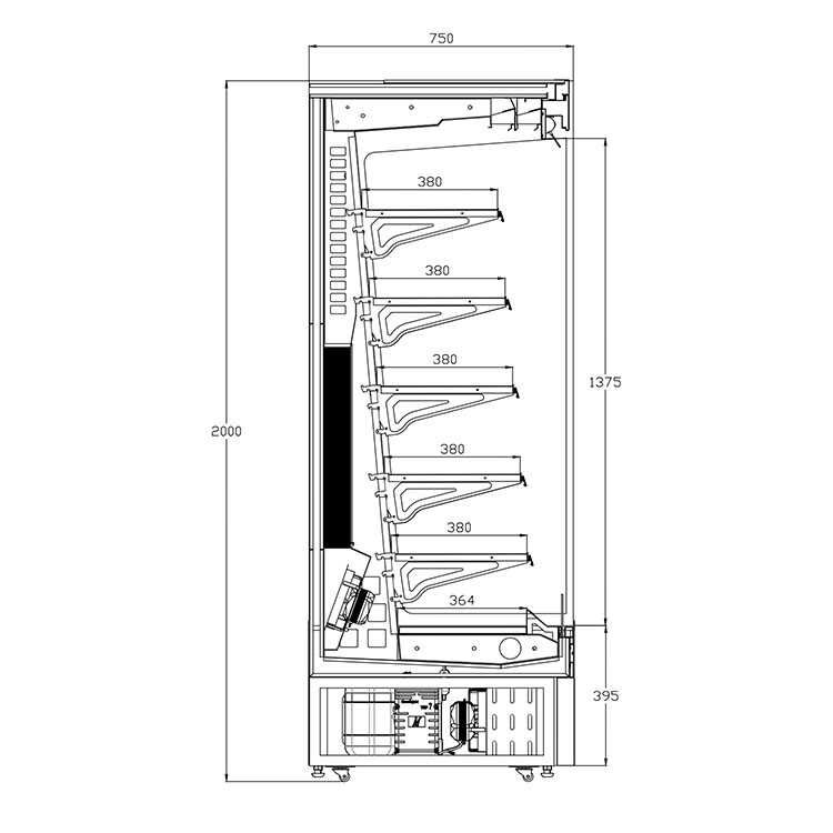 Koolmax FRIGUS 250 OFC Section Drawing Koolmax FRIGUS 250 OFC Section Drawing