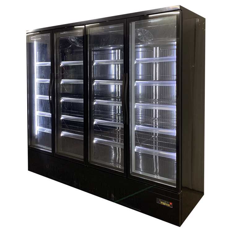 Koolmax KMF3000 Four Glass Door Display Freezer Koolmax KMF3000 Four Glass Door Display Freezer