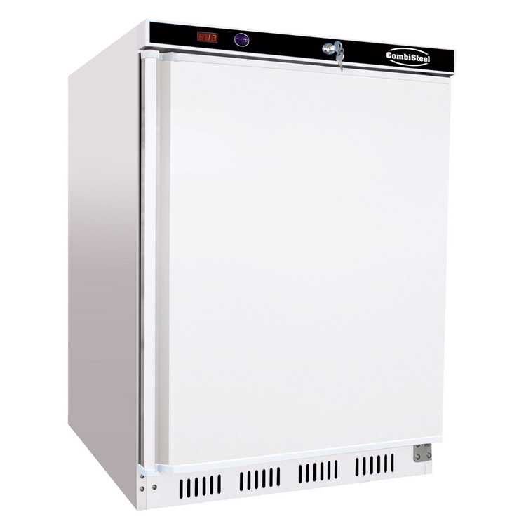 Combisteel Single Door Under Counter Freezer White (855H x 600W x 585D) - 129 Ltr