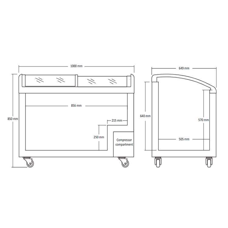 KoolMax SD 306 E Ice Cream Display Freezer-Diagram KoolMax SD 306 E Ice Cream Display Freezer-Diagram